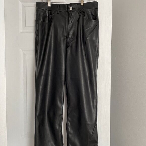 Levi's Ribcage Pleather Pants - Picture 2 of 8